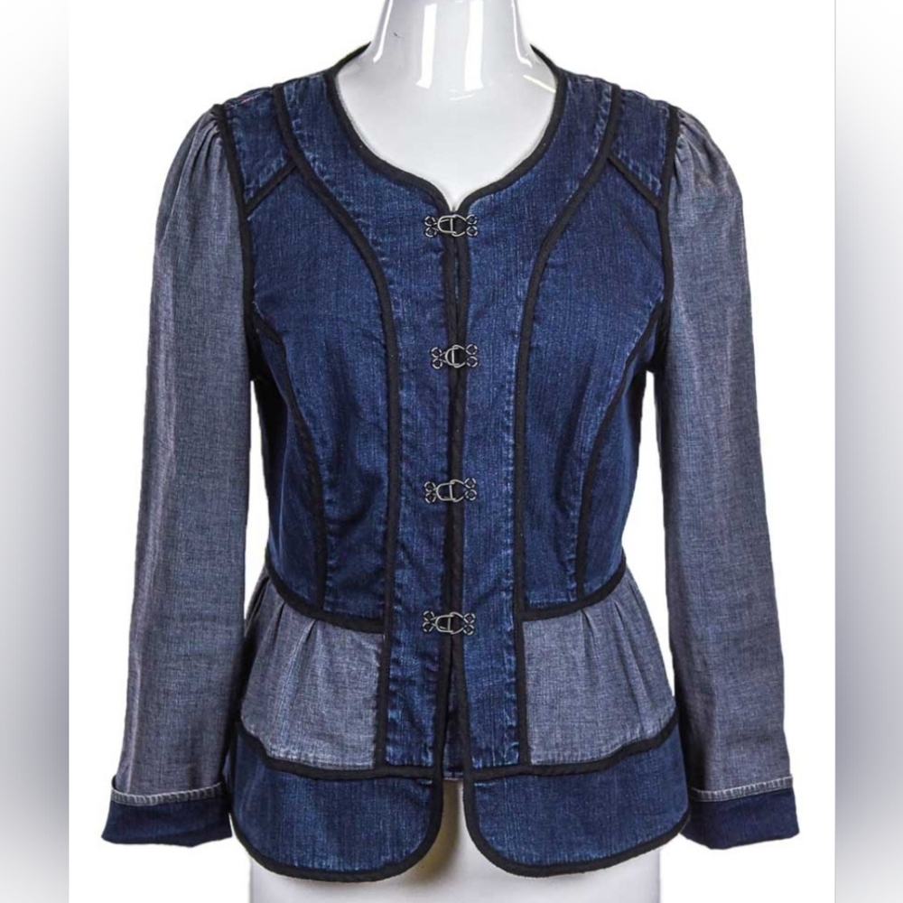 Daughters of the Revolution Cotton Denim-Style Jacket sz 12